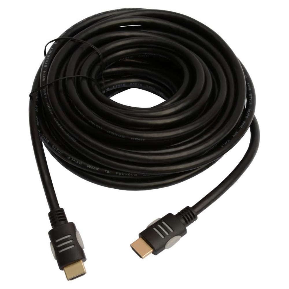 Кабель Tecro HDMI - HDMI V 1.4 (M/M), 15 м, Black (HD 15-00)
