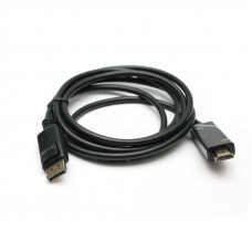 Кабель PowerPlant (KD00AS1237) DisplayPort-HDMI, 1.8м, Black