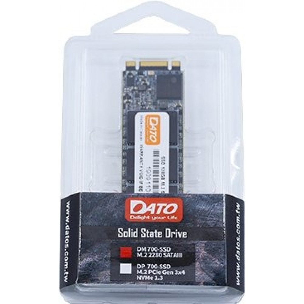 Накопичувач SSD  512GB Dato DM700 M.2 SATAIII 3D TLC (DM700SSD-512GB)