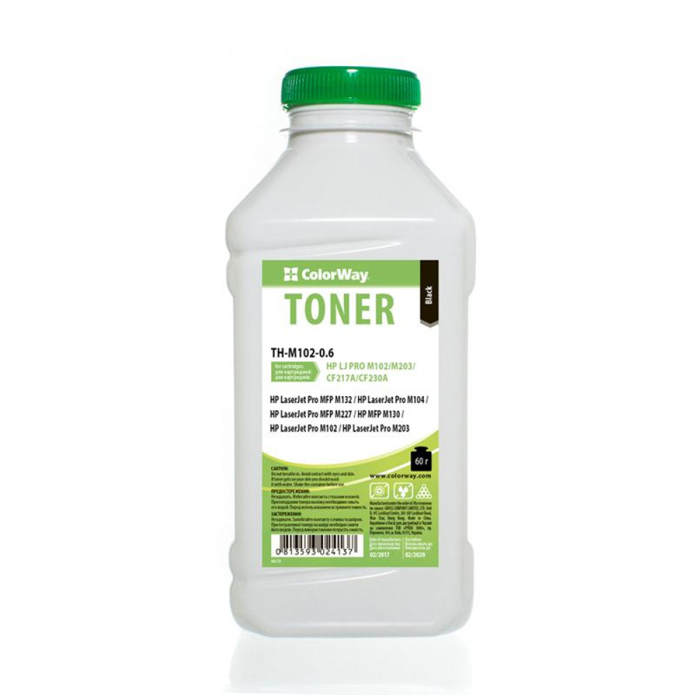 Тонер ColorWay (TH-M102-0.6) HP LJ Pro M102/M130/M203/M230 60г