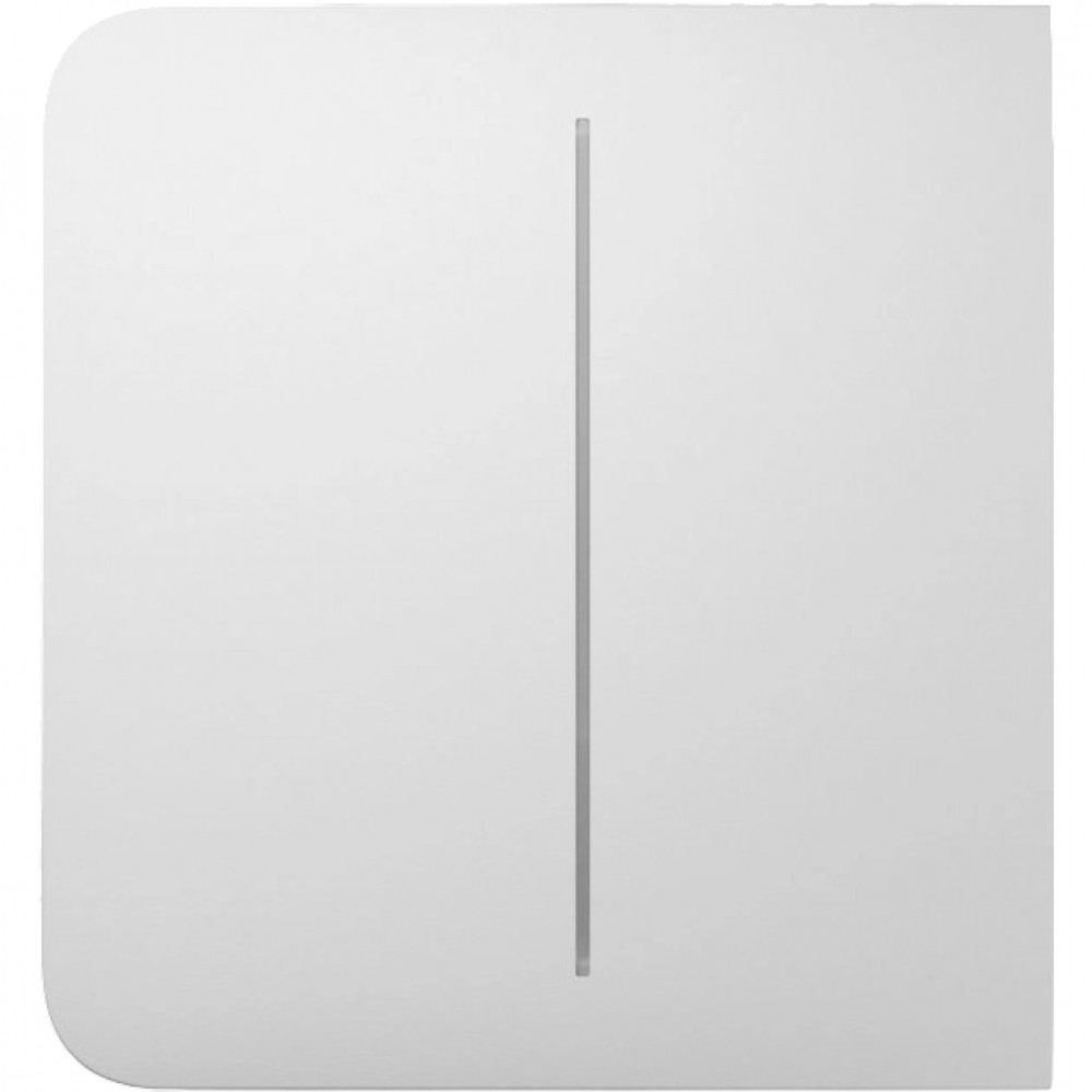 Кнопка для двоклавішного вимикача Ajax SideButton (2-gang) white