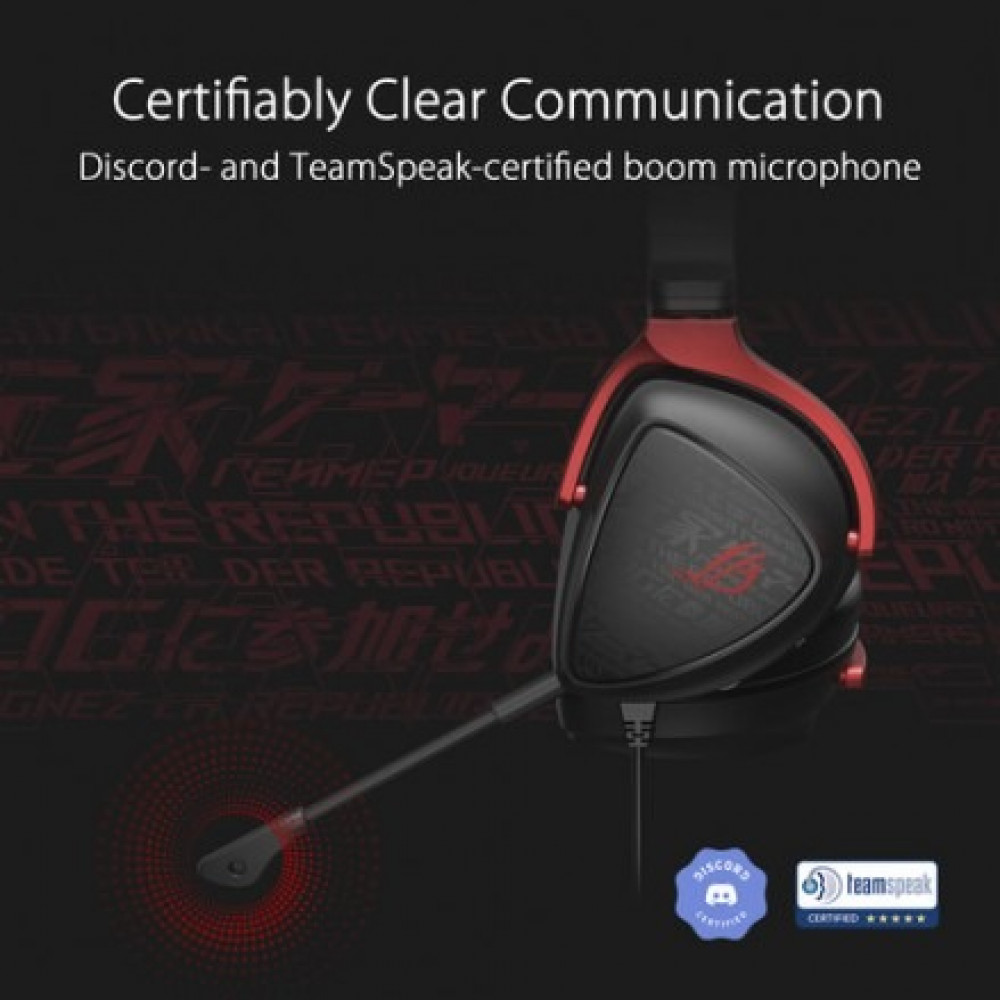 Гарнітура Asus ROG Delta S Core Black/Red (90YH03JC-B1UA00)