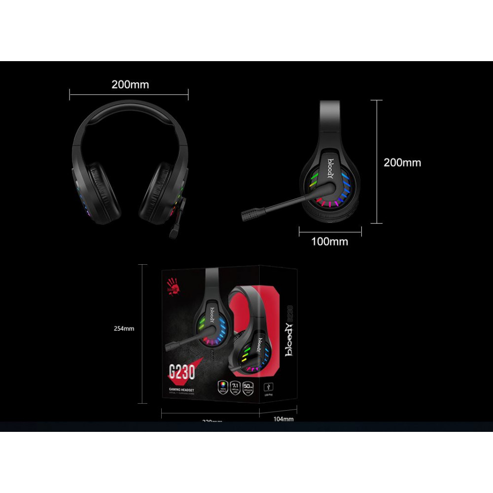 Гарнітура Bloody G230p Black