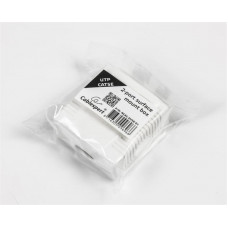 Розетка Cablexpert (NCAC-2U5E-01) 2хRJ-45, Cat5Е, зовнішня, біла Розетка Cablexpert (NCAC-2U5E-01) 2хRJ-45, Cat5Е, зовнішня, біла