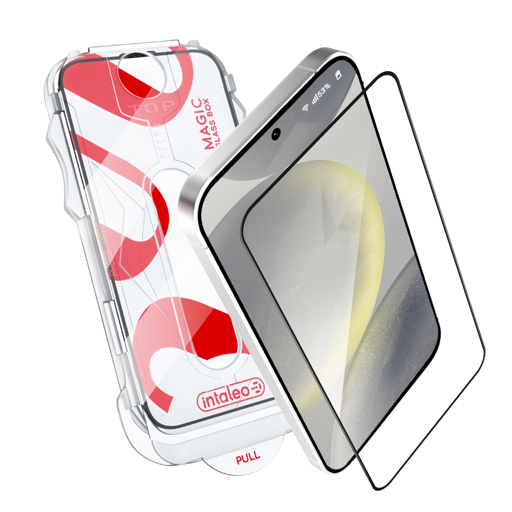 Захисне скло Intaleo з аплікатором Intaleo MagicBox для Samsung Galaxy S24+ SM-S926 Black (4820266742881)