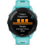 Смарт-годинник Garmin Forerunner 265 Black Bezel with Aqua Case and Aqua/Black Silicone Band (010-02810-52)