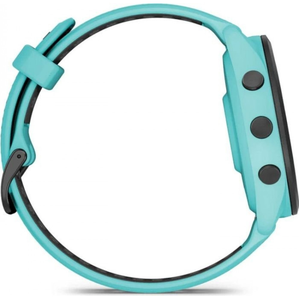 Смарт-годинник Garmin Forerunner 265 Black Bezel with Aqua Case and Aqua/Black Silicone Band (010-02810-52)