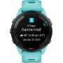 Смарт-годинник Garmin Forerunner 265 Black Bezel with Aqua Case and Aqua/Black Silicone Band (010-02810-52)