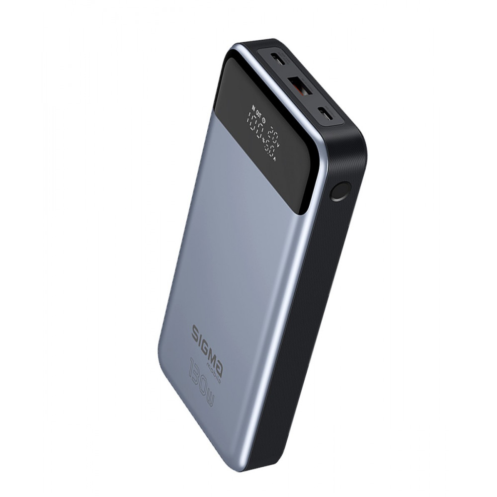 Універсальна мобільна батарея Sigma mobile X-Power SI30A7QLX 30000mAh Silver (4827798479117)