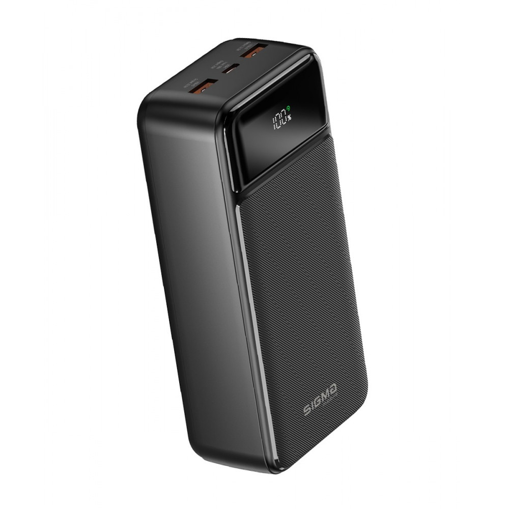 Універсальна мобільна батарея Sigma mobile X-Power SI30A4QL 30000mAh Black (4827798787311)
