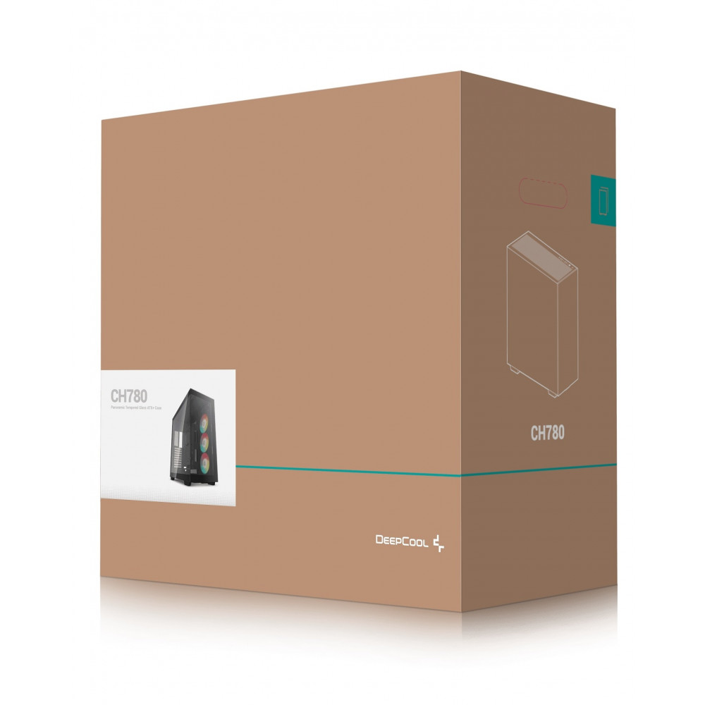 Корпус DeepCool CH780 Black (R-CH780-BKADE41-G-1) без БЖ