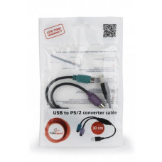 Контролер Cablexpert (UAPS12-BK), USB 1.1/2 x PS/2, 0.3 м, чорний Контролер Cablexpert (UAPS12-BK), USB 1.1/2 x PS/2, 0.3 м, чорний