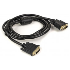 Кабель PowerPlant (CA910854) DVI-D 24M-24M, 1.5м, Double ferrites, Black