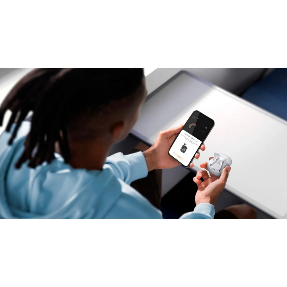 Bluetooth-гарнітура Anker SoundCore Liberty 4 NC Clear White (A3947G21)