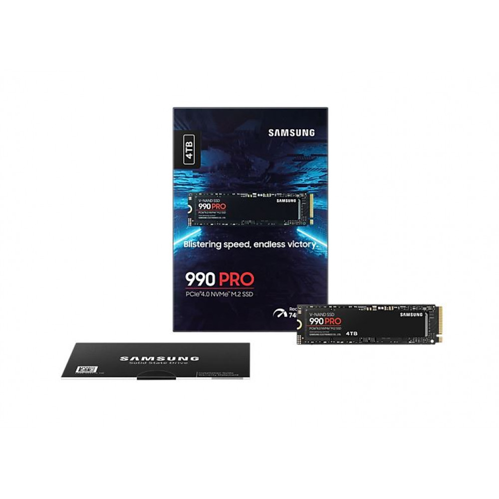 Накопичувач SSD  4ТB Samsung 990 PRO M.2 2280 PCIe 4.0 x4 NVMe V-NAND TLC (MZ-V9P4T0BW)