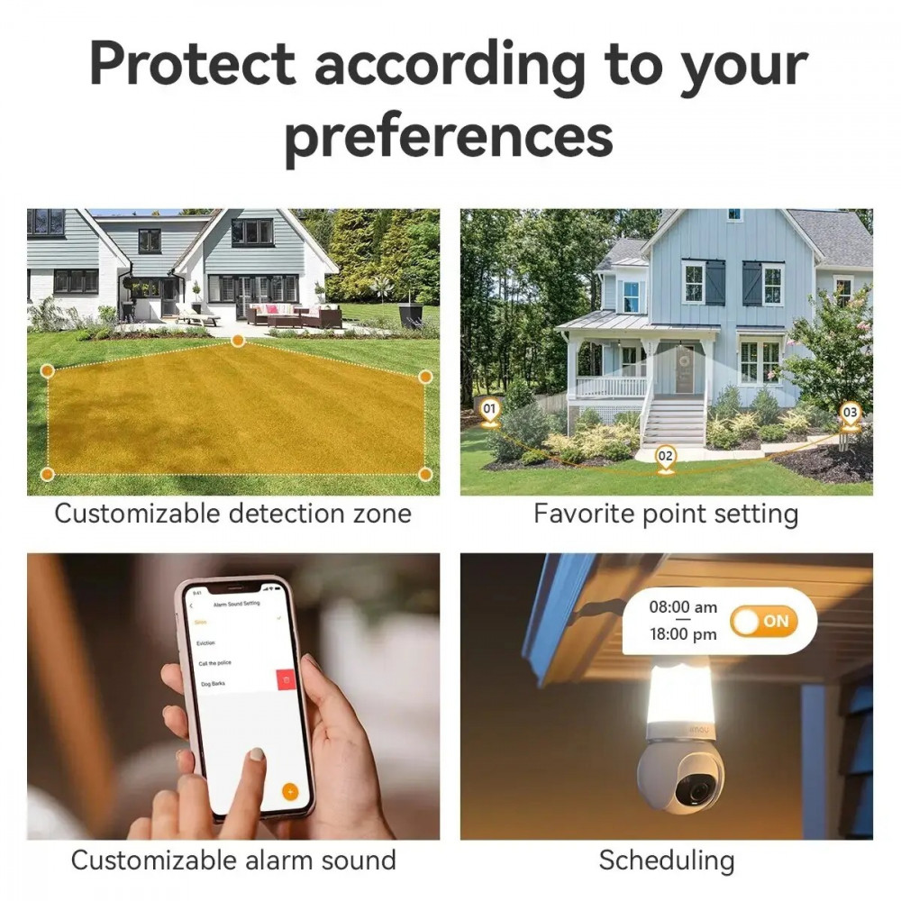 IP-камера-лампочка Imou IPC-S6DP-5M0WEB-E27