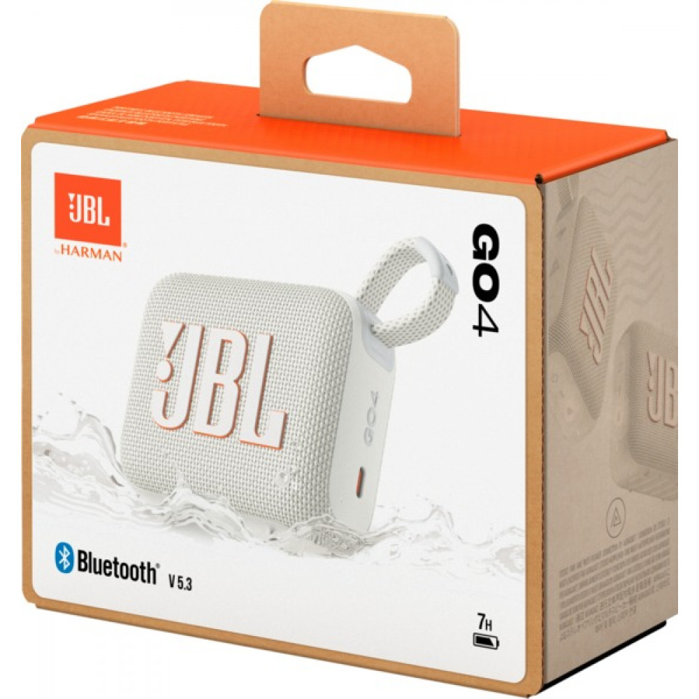 Акустична система JBL GO 4 White (JBLGO4WHT)