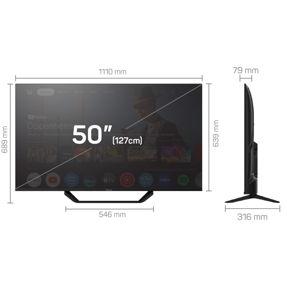 Телевізор Tesla 50E655BUS