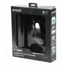 Миша A4Tech X-710BK Black USB + килимок A4Tech X7-200MP