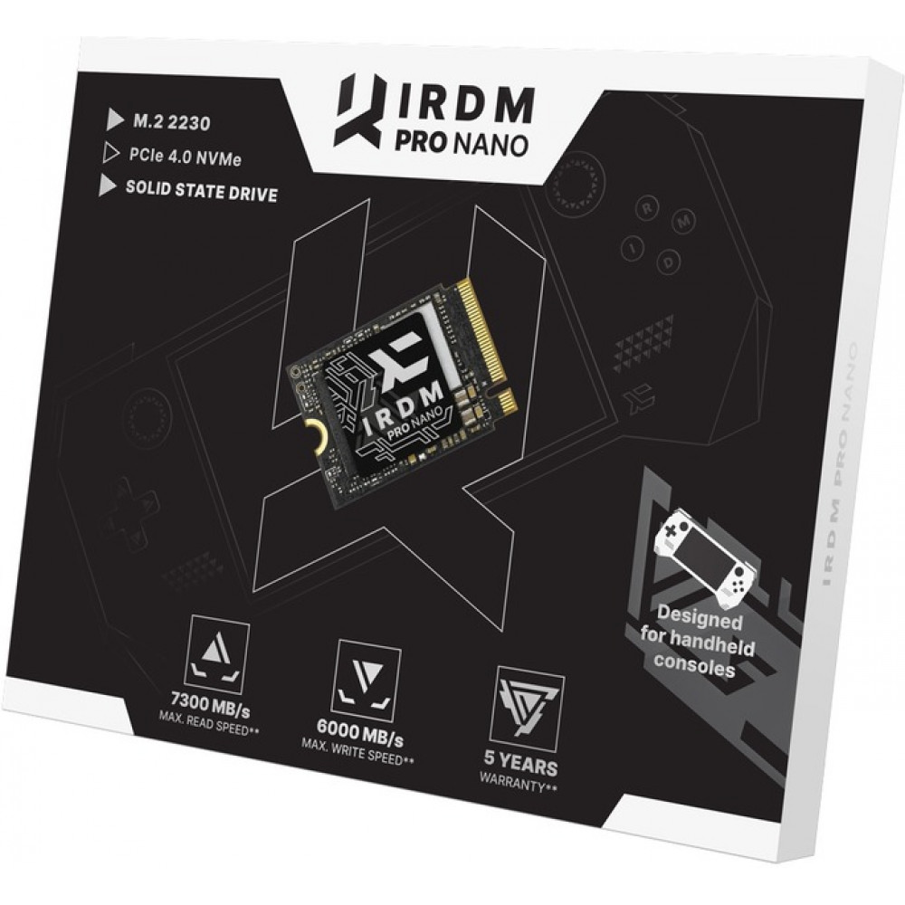 Накопичувач SSD 1TB Goodram IRDM Pro Nano M.2 2230 PCIe 4.0 x4 3D NAND (IRP-SSDPR-P44N-01T-30)