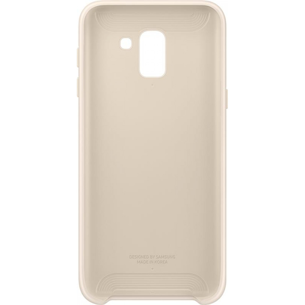 Чохол-накладка Samsung Dual Layer Cover для Samsung Galaxy J6 SM-J600 Gold (EF-PJ600CFEGRU)