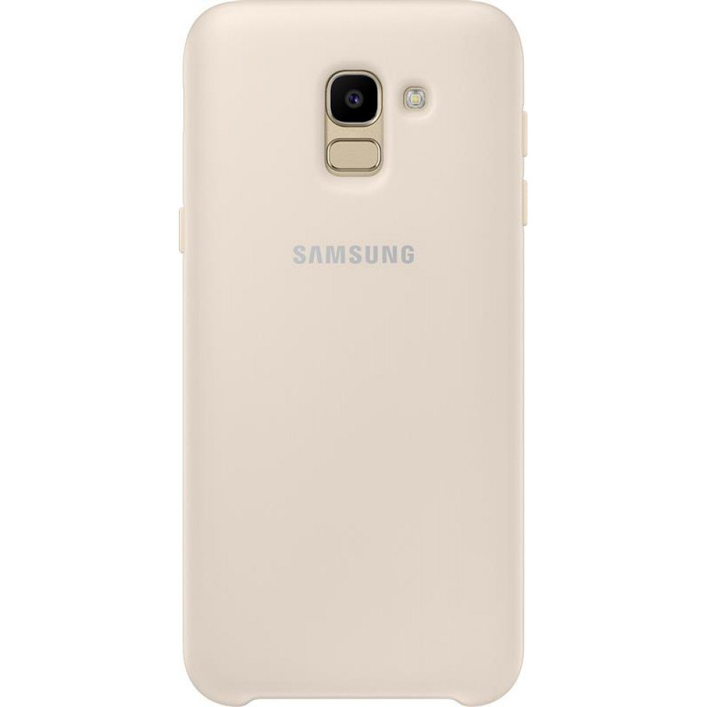 Чохол-накладка Samsung Dual Layer Cover для Samsung Galaxy J6 SM-J600 Gold (EF-PJ600CFEGRU)