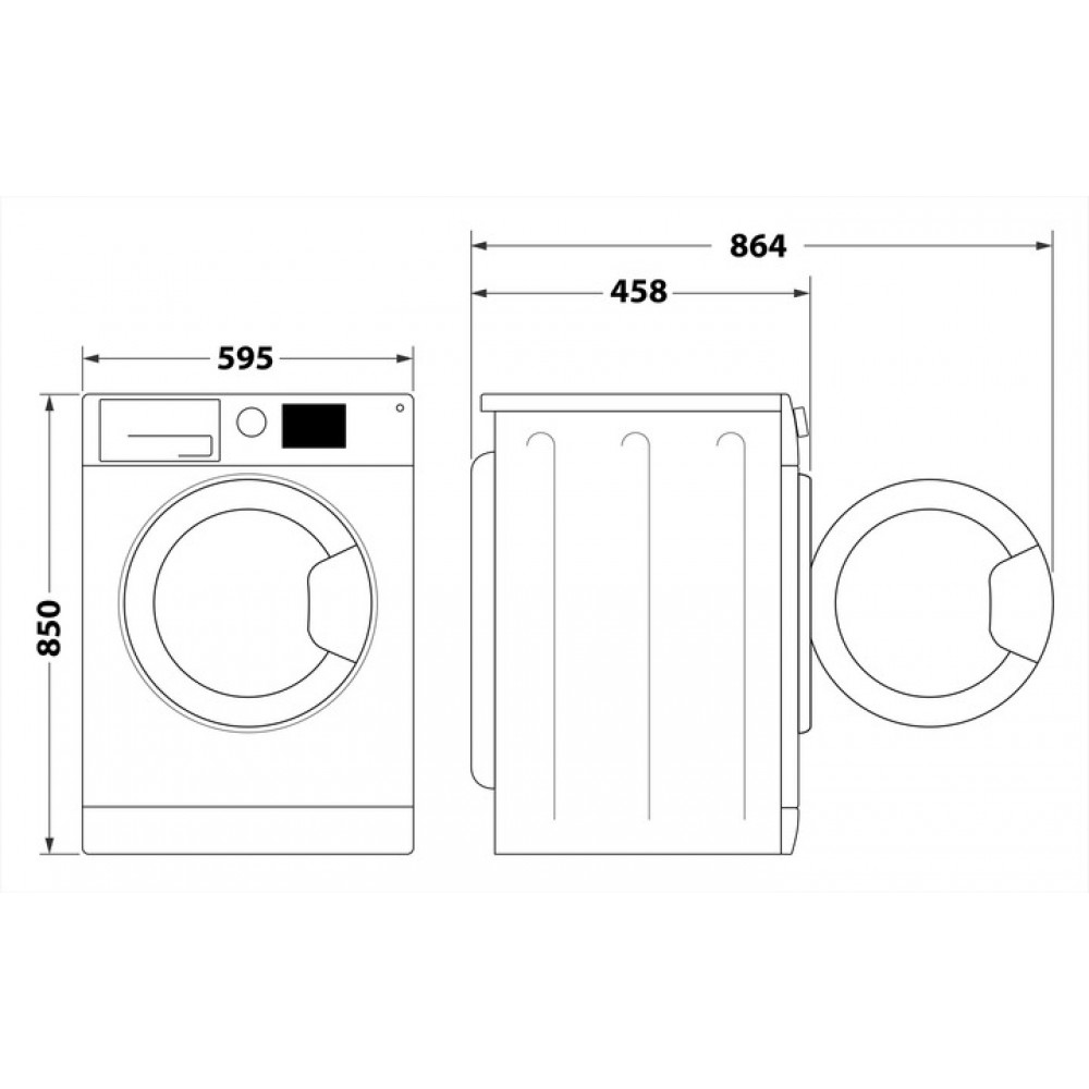 Пральна машина Whirlpool WRBSS 6239 W UA