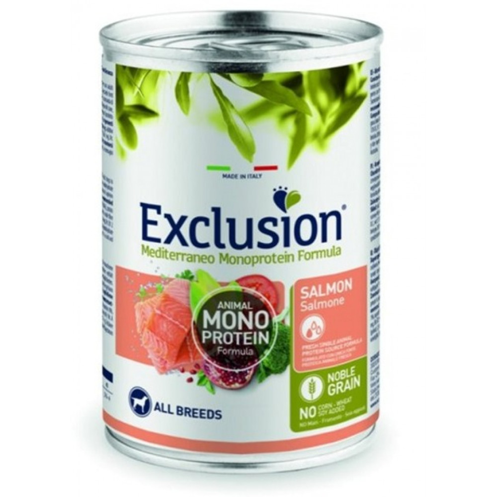 Вологий корм для собак Exclusion Adult Salmon All Breeds з лососем 400 г 