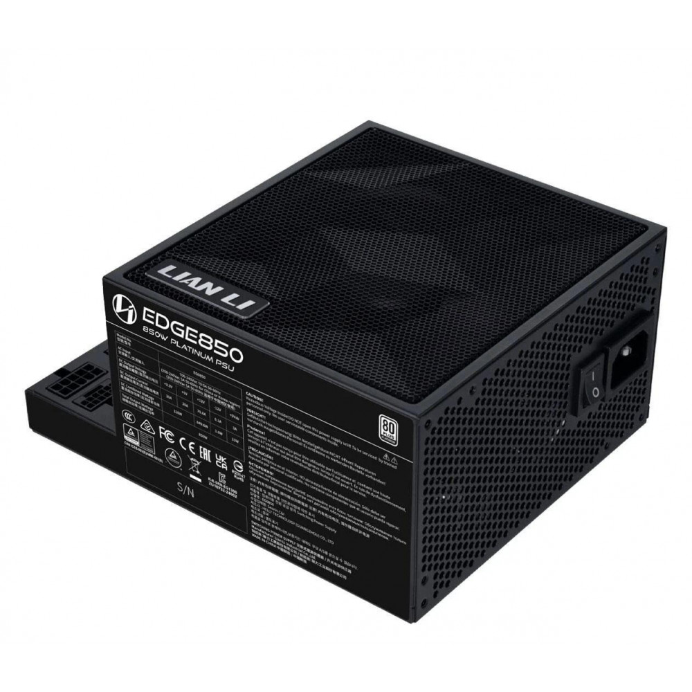 Блок живлення Lian Li EDGE850, 80 Plus Platinum, Black, EU Cord (G9P.EG0850.BE00.EU)