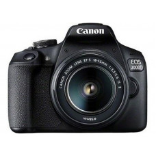 Дзеркальна фотокамера Canon EOS 2000D + объектив 18-55 IS II Black (2728C008)