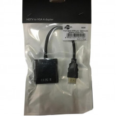 Адаптер Atcom HDMI - VGA (M/F),  0.1 м, Black (9220)