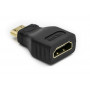 Адаптер PowerPlant (CA911080), HDMI - miniHDMI, чорний