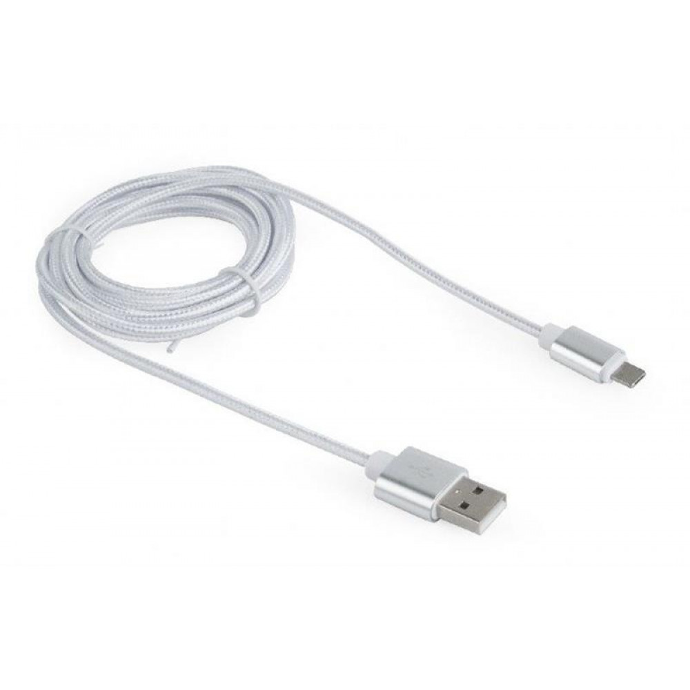 Кабель Cablexpert USB - Lightning + micro USB (M/M), 1.8 м, сірий (CCB-USB2AM-mU8P-6) 