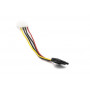Кабель живлення PowerPlant (CA910953) Molex - SATA, 0.15 м