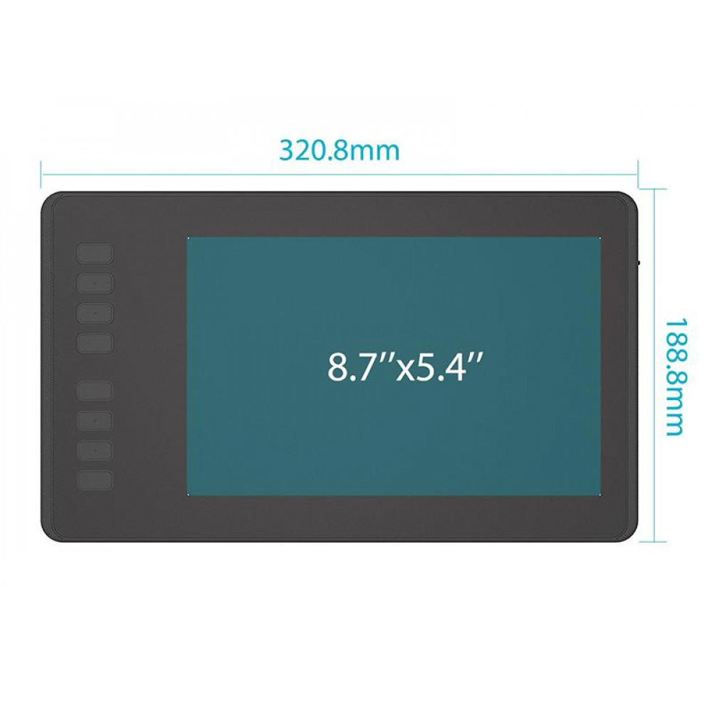 Планшет Huion Inspiroy H950P + рукавичка