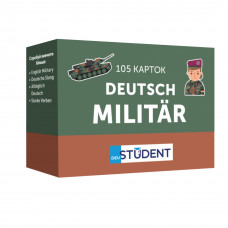 Картки для вивчення німецької мови English Student. Deutsch Militar