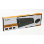 Комплект (клавіатура, миша) A4Tech KR-8372 Black