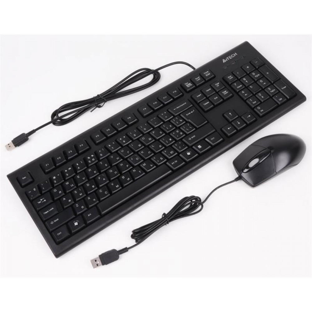 Комплект (клавіатура, миша) A4Tech KRS-8572 Black