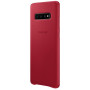 Чохол-накладка Samsung Leather Cover для Samsung Galaxy S10+ SM-G975 Red (EF-VG975LREGRU)