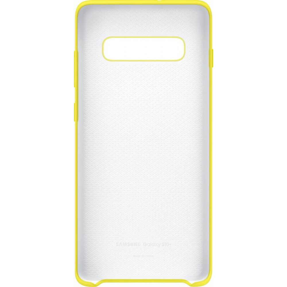 Чохол-накладка Samsung Silicone Cover для Samsung Galaxy S10+ SM-G975 Yellow (EF-PG975TYEGRU)