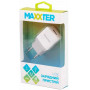 Мережевий зарядний пристрій Maxxter (1USBx2.1A) White (UC-24A)