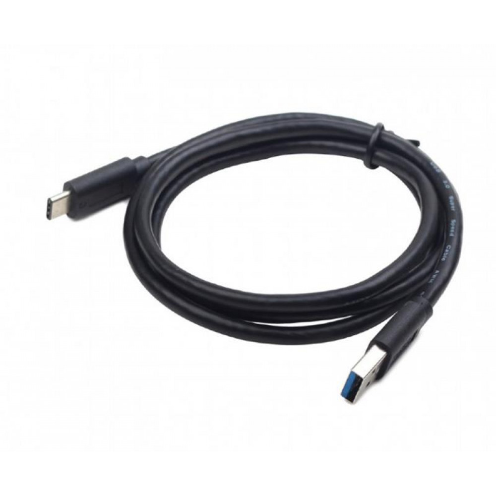 Кабель Cablexpert USB - USB Type-C V 3.0 (M/M), 0.1 м, преміум, чорний (CCP-USB3-AMCM-0.1M)