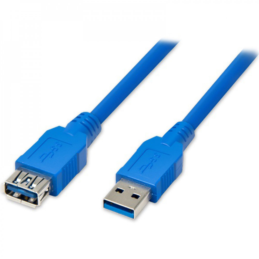 Кабель Atcom USB - USB V 3.0 (M/F), подовжувач, 3.0 м, blue (6149)