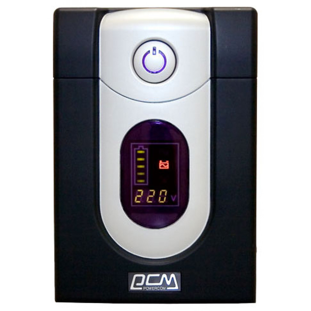 Джерело безперебійного живлення Powercom Imperial IMD-1500AP, Lin.int., AVR, 6 х IEC 320 C13, LCD, USB, RJ-45, RJ-11, пластик (00210134)