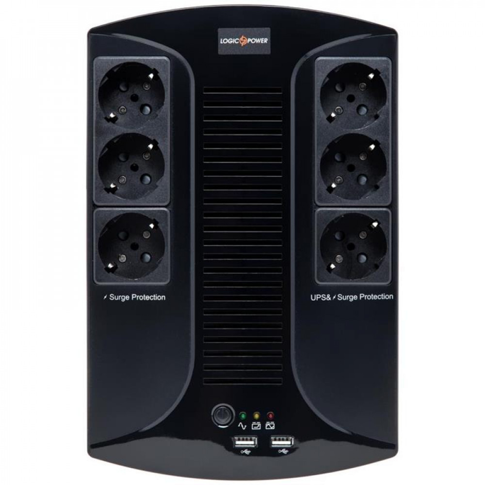 Джерело безперебійного живлення LogicPower 650VA-6PS