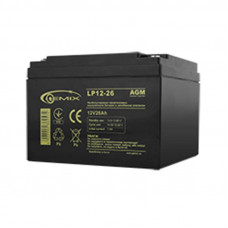 Акумуляторна батарея Gemix 12V 26AH (LP12-26) 