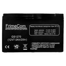 Акумуляторна батарея FrimeCom 12V 7AH (GS1270) AGM