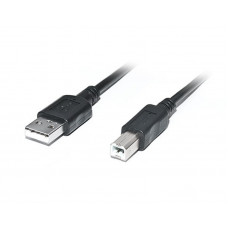 Кабель REAL-EL Pro USB - USB Type-B V 2.0 (M/M), 3 м, чорний (EL123500027)