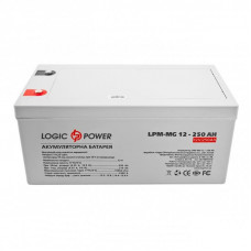Акумуляторна батарея LogicPower 12V 250AH (LPM-MG 12 - 250 AH) AGM мультигель 