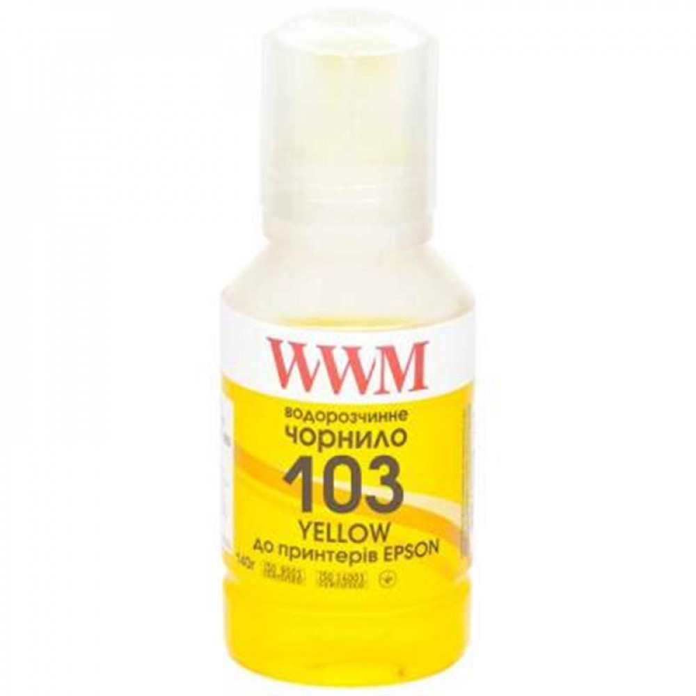 Чорнило WWM Epson L3100/3110/3150 (Yellow) (E103Y) 140г